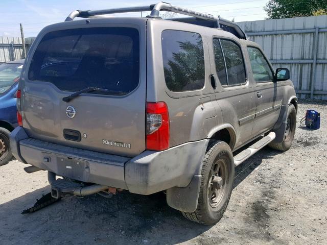 5N1ED28T03C676497 - 2003 NISSAN XTERRA XE BROWN photo 4