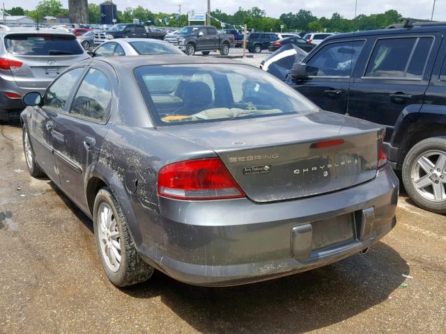 1C3EL56R22N291613 - 2002 CHRYSLER SEBRING LX BLUE photo 3