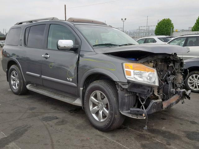 5N1AA08D98N608053 - 2008 NISSAN ARMADA SE GRAY photo 1