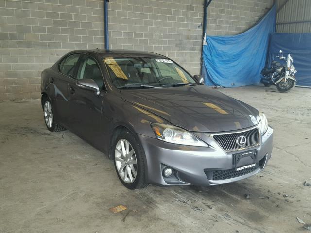 JTHCF5C26C5052910 - 2012 LEXUS IS 250 GRAY photo 1