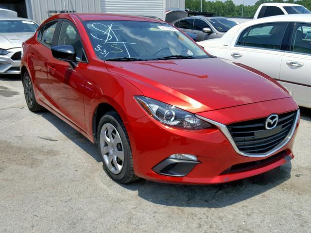 JM1BM1T71E1216677 - 2014 MAZDA 3 SV RED photo 1