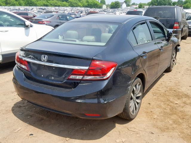 2HGFB2F93EH522177 - 2014 HONDA CIVIC EXL BLACK photo 4