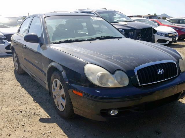 KMHWF25SX3A886644 - 2003 HYUNDAI SONATA GL BLACK photo 1