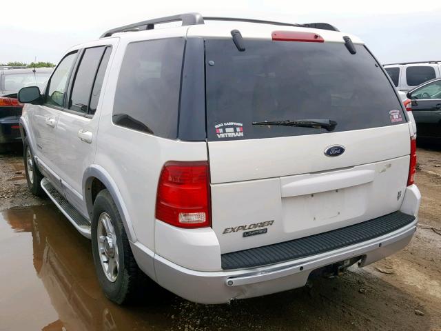 1FMZU75W92ZA96125 - 2002 FORD EXPLORER L WHITE photo 3