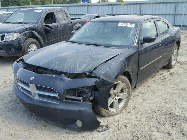 2B3KA33G18H298969 - 2008 DODGE CHARGER SX BLACK photo 2