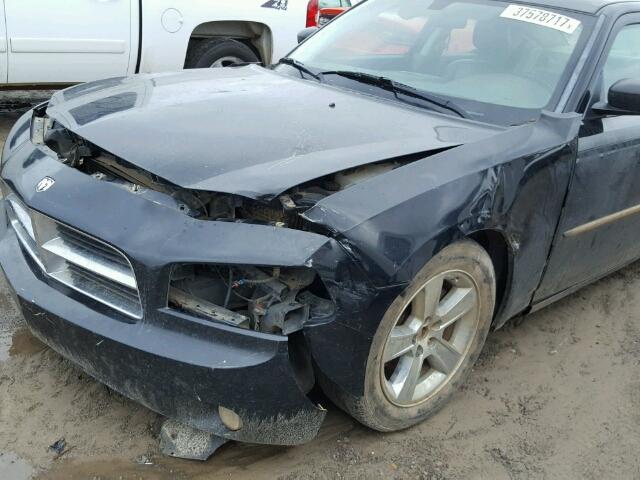 2B3KA33G18H298969 - 2008 DODGE CHARGER SX BLACK photo 9