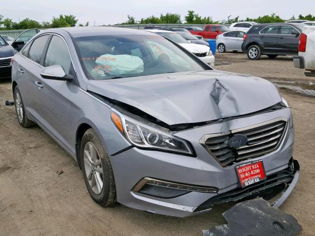 5NPE24AA3FH123950 - 2015 HYUNDAI SONATA ECO SILVER photo 1