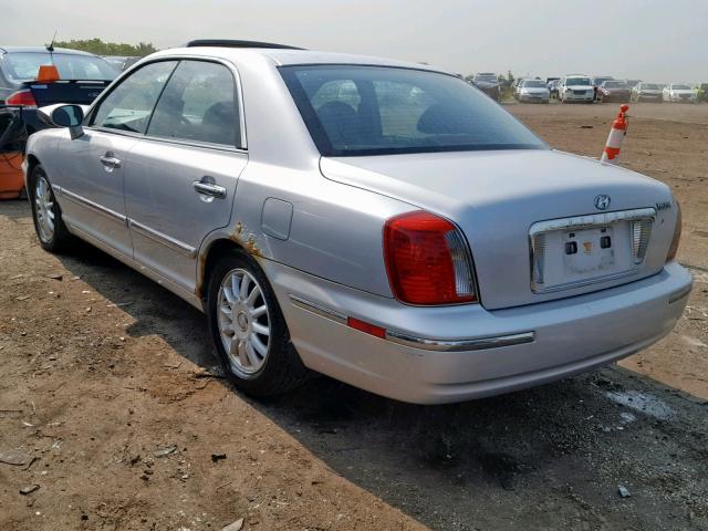 KMHFU45E25A416073 - 2005 HYUNDAI XG 350 SILVER photo 3