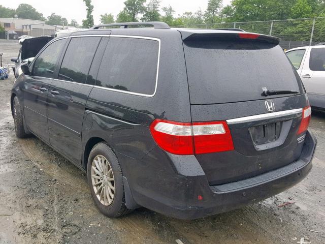 5FNRL38805B036323 - 2005 HONDA ODYSSEY TO BLACK photo 3