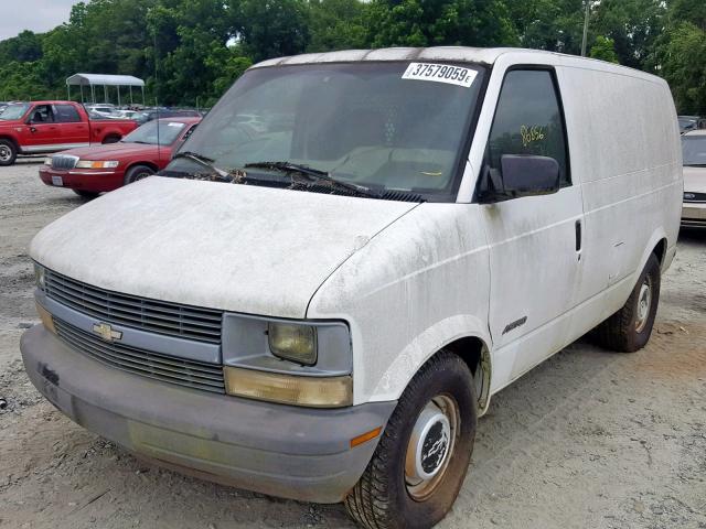 1GCDM19W6SB158093 - 1995 CHEVROLET ASTRO WHITE photo 2