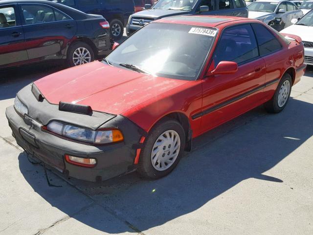 JH4DA9455PS012845 - 1993 ACURA INTEGRA LS RED photo 2