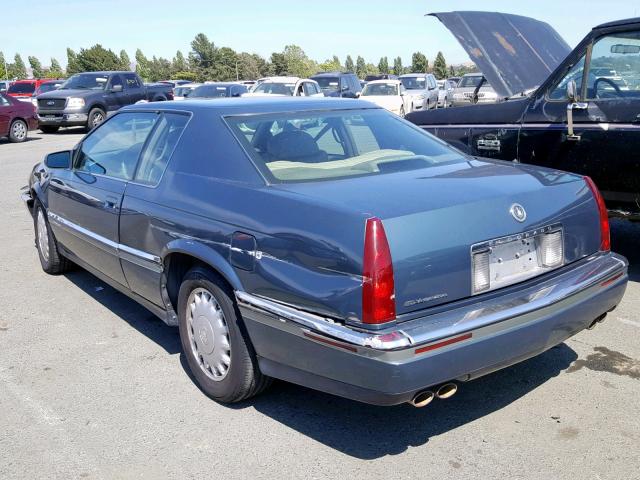 1G6EL1290PU617743 - 1993 CADILLAC ELDORADO T TURQUOISE photo 3