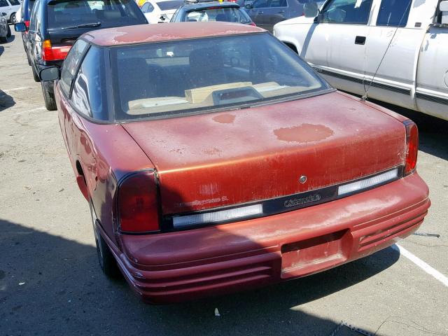 1G3WH12M1SF309596 - 1995 OLDSMOBILE CUTLASS SU RED photo 3