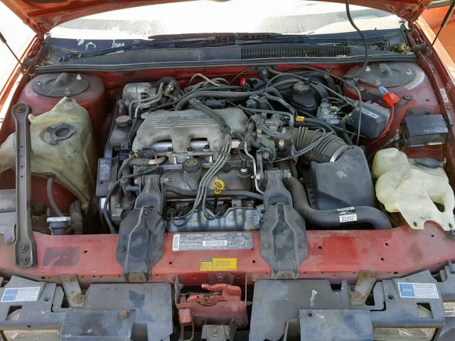 1G3WH12M1SF309596 - 1995 OLDSMOBILE CUTLASS SU RED photo 7