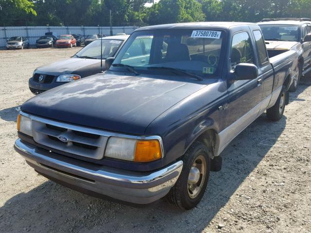 1FTCR14U4TTA11236 - 1996 FORD RANGER SUP BLUE photo 2