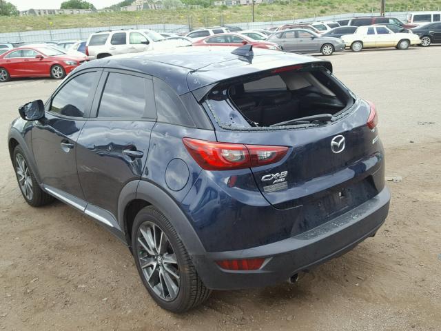 JM1DKFD79H0164848 - 2017 MAZDA CX-3 GRAND BLUE photo 3