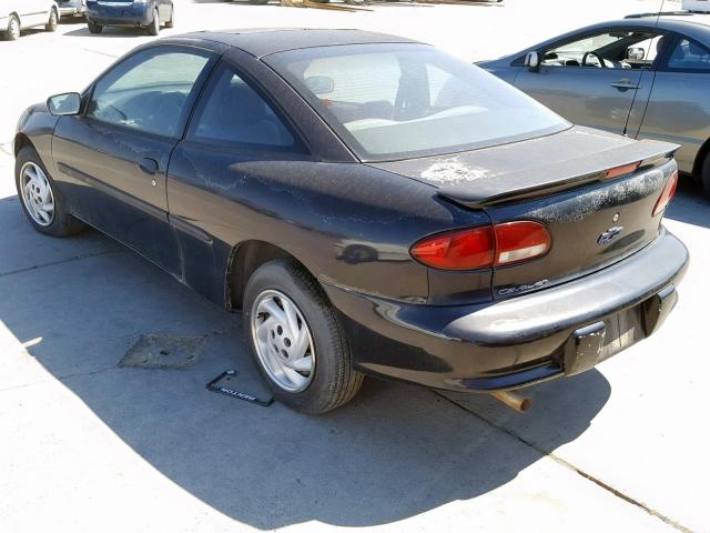 1G1JC1241X7204950 - 1999 CHEVROLET CAVALIER B BLACK photo 3