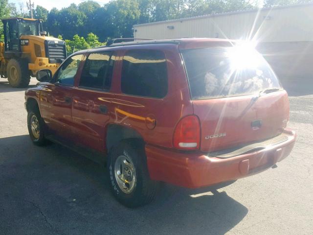 1B4HS28Y0WF225394 - 1998 DODGE DURANGO RED photo 3