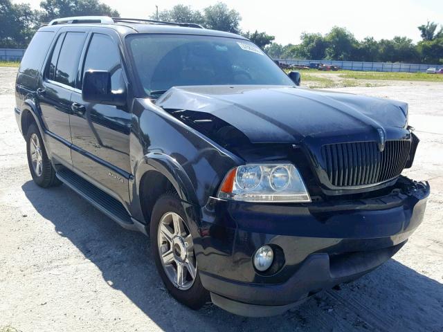 5LMEU88H35ZJ16193 - 2005 LINCOLN AVIATOR შავი ფოტო 1