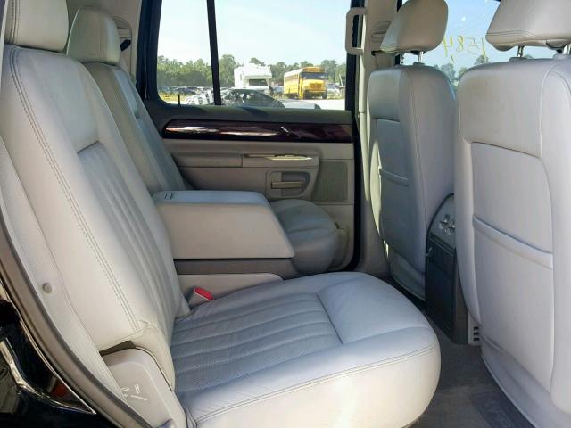 5LMEU88H35ZJ16193 - 2005 LINCOLN AVIATOR შავი ფოტო 6