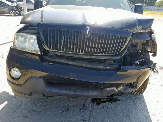 5LMEU88H35ZJ16193 - 2005 LINCOLN AVIATOR შავი ფოტო 9