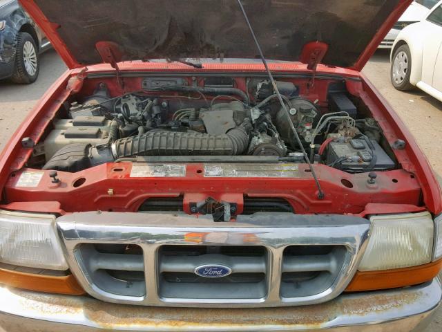 1FTZR15X8XPA92016 - 1999 FORD RANGER RED photo 7