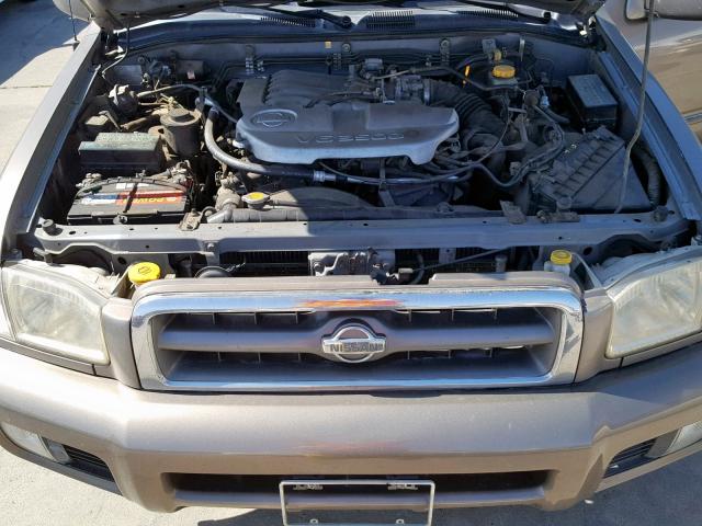 JN8DR09Y81W606214 - 2001 NISSAN PATHFINDER BROWN photo 7