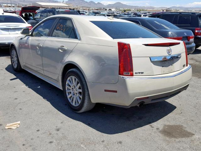 1G6DE5EY0B0104590 - 2011 CADILLAC CTS LUXURY WHITE photo 3