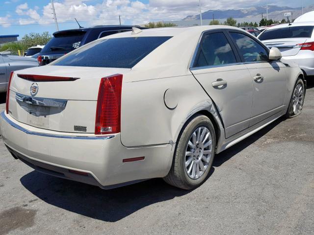 1G6DE5EY0B0104590 - 2011 CADILLAC CTS LUXURY WHITE photo 4