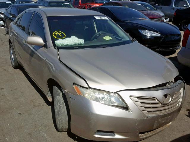 4T1BE46K87U600466 - 2007 TOYOTA CAMRY CE GOLD photo 1