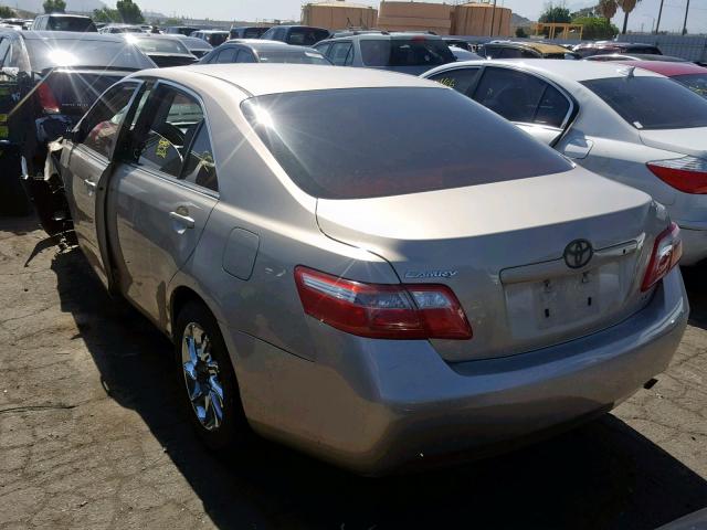 4T1BE46K87U600466 - 2007 TOYOTA CAMRY CE GOLD photo 3