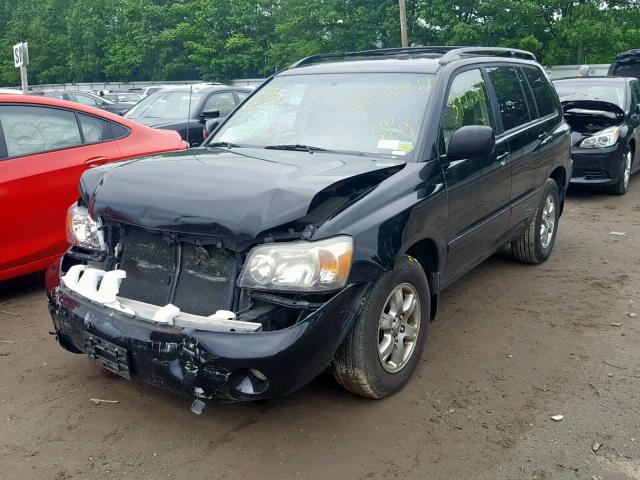 JTEEP21A660179718 - 2006 TOYOTA HIGHLANDER BLACK photo 2