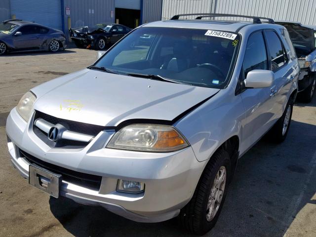 2HNYD187X6H536659 - 2006 ACURA MDX TOURIN GRAY photo 2