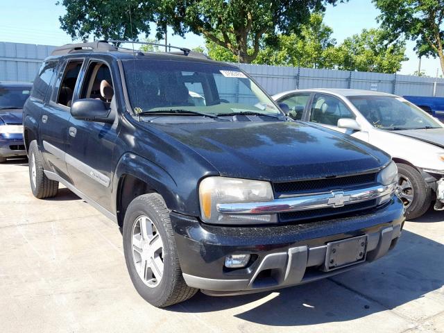 1GNES16S446197831 - 2004 CHEVROLET TRAILBLAZE BLACK photo 1