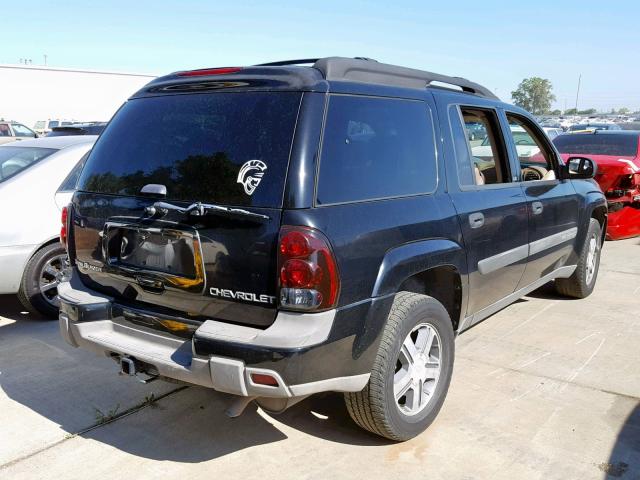 1GNES16S446197831 - 2004 CHEVROLET TRAILBLAZE BLACK photo 4