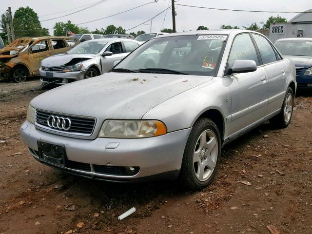 WAUDH28D4YA125857 - 2000 AUDI A4 2.8 QUA SILVER photo 2