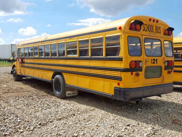 1BAKGCKH24F215563 - 2004 BLUE BIRD SCHOOL BUS YELLOW photo 3