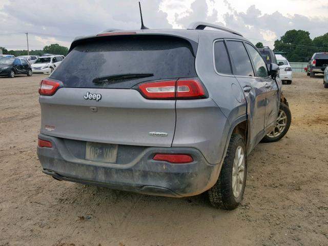 1C4PJLCB1GW222855 - 2016 JEEP CHEROKEE L SILVER photo 4