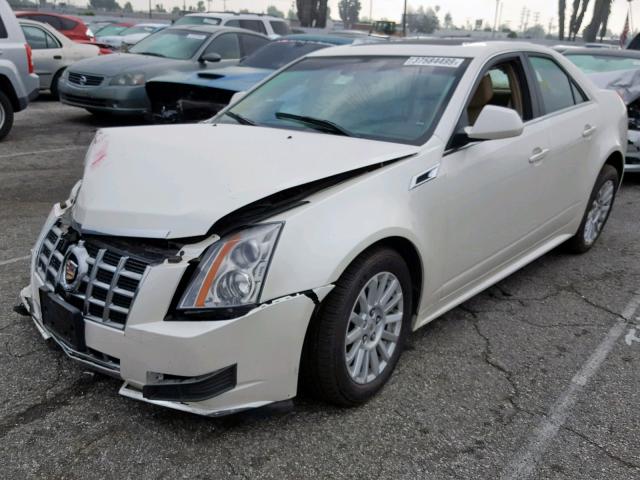 1G6DF5E50D0141497 - 2013 CADILLAC CTS LUXURY WHITE photo 2