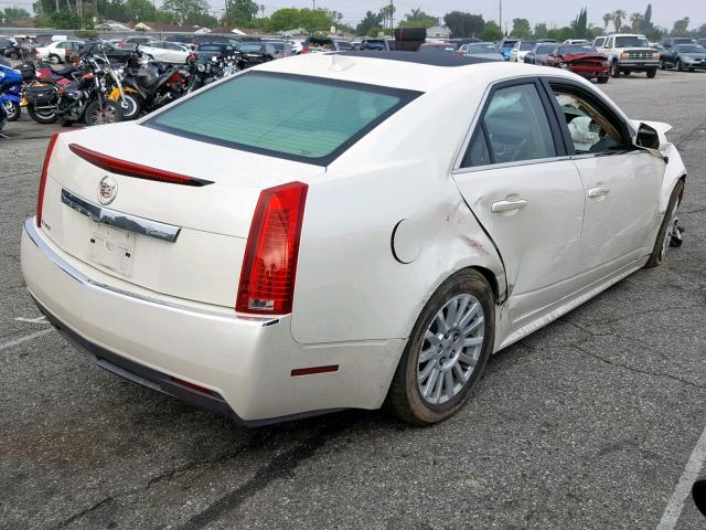 1G6DF5E50D0141497 - 2013 CADILLAC CTS LUXURY WHITE photo 4