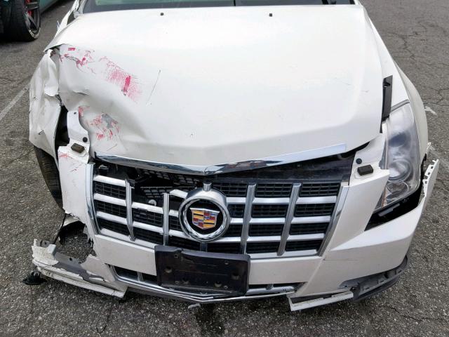 1G6DF5E50D0141497 - 2013 CADILLAC CTS LUXURY WHITE photo 7