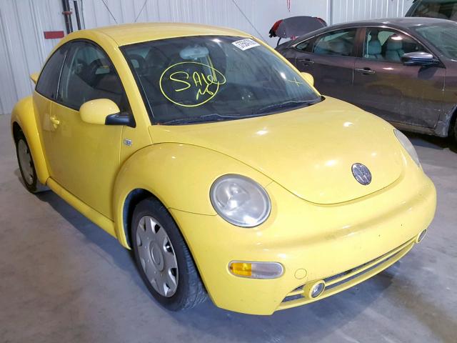 3VWCB21C02M428112 - 2002 VOLKSWAGEN NEW BEETLE ყვითელი ფოტო 1