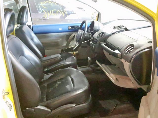 3VWCB21C02M428112 - 2002 VOLKSWAGEN NEW BEETLE ყვითელი ფოტო 5
