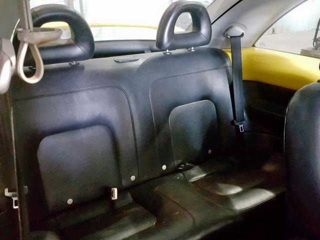 3VWCB21C02M428112 - 2002 VOLKSWAGEN NEW BEETLE ყვითელი ფოტო 6