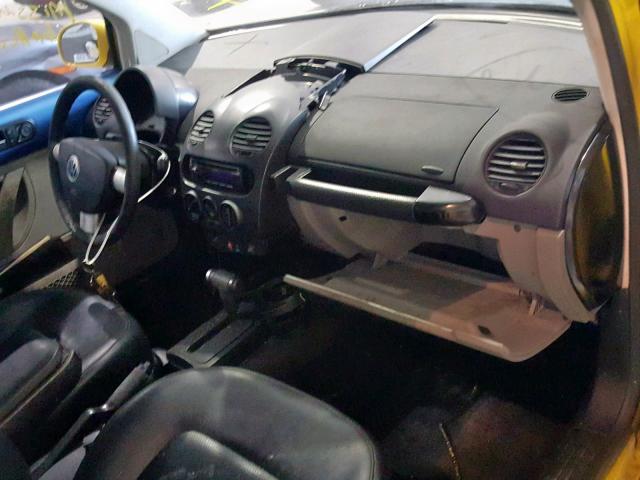 3VWCB21C02M428112 - 2002 VOLKSWAGEN NEW BEETLE ყვითელი ფოტო 9