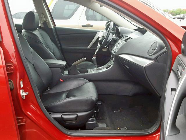 JM1BL1S66A1104866 - 2010 MAZDA 3 S RED photo 5