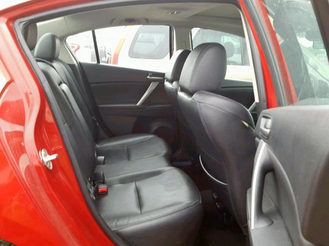 JM1BL1S66A1104866 - 2010 MAZDA 3 S RED photo 6