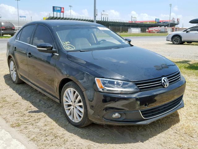 3VWLL7AJ4EM427817 - 2014 VOLKSWAGEN JETTA TDI BLACK photo 1