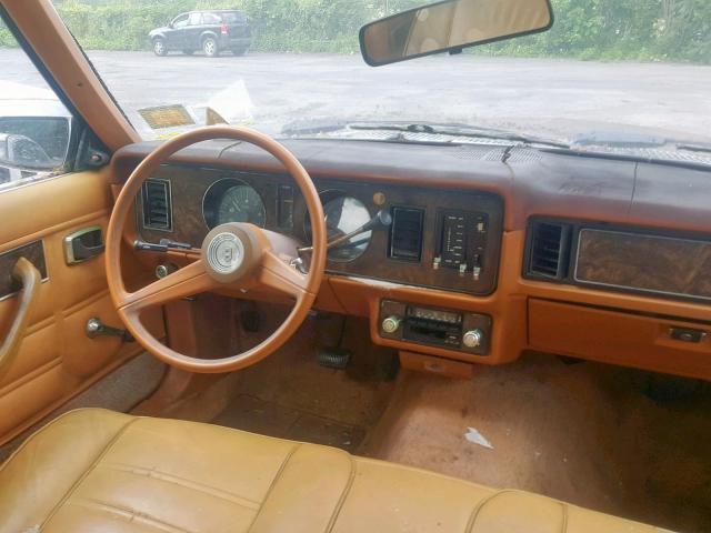 8X36T560525 - 1978 MERCURY ZEPHYR BROWN photo 10