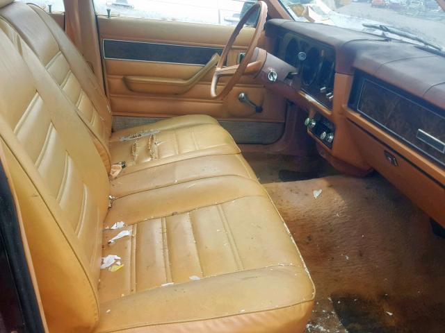 8X36T560525 - 1978 MERCURY ZEPHYR BROWN photo 5